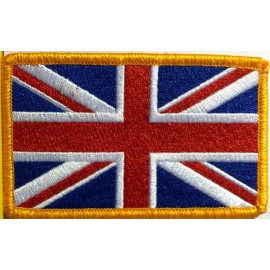 VELCRO® Brand Fastener BRITISH Flag Patch W/ VELCRO® Brand Fastener England UK Great Britain