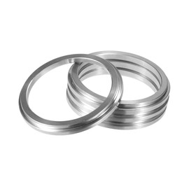 TUCKBOLD 4pcs OD 82mm to ID 66.6mm Aluminum Alloy Car Hub Centric Rings Wheel Bore Center Spacer Automotive Parts