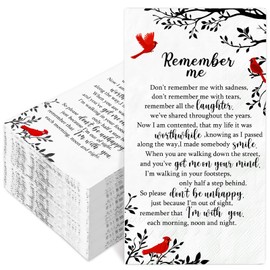 FYSUIMU 100 Pcs Funeral Guest Napkins Cardinal Bird Branch Paper Napkins Remember Me Disposable Bathroom Hand Towels for Bereavement Memorial Service Loved Ones Celebration of Life Supplies