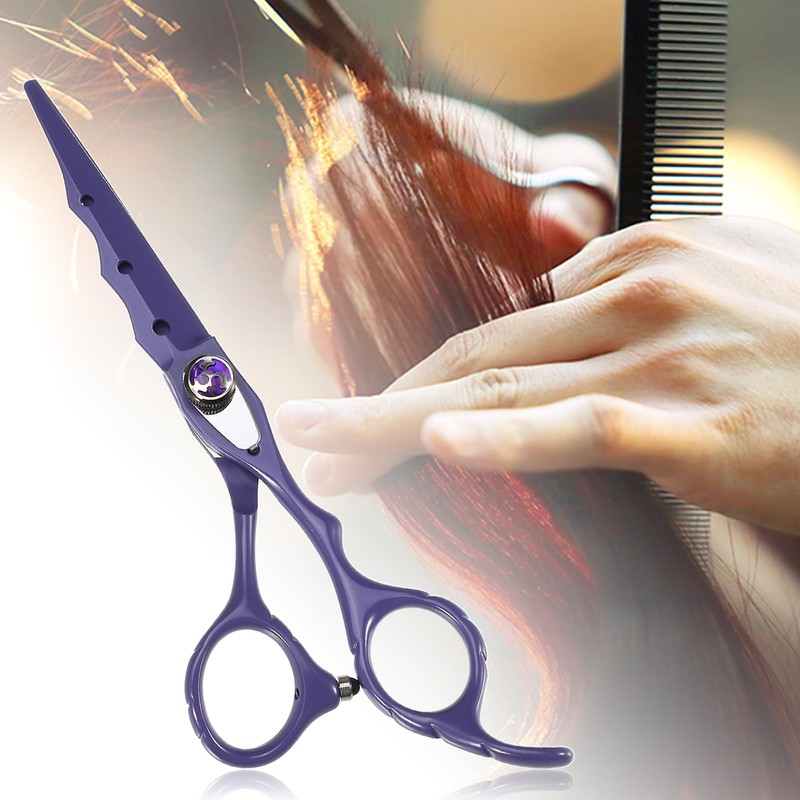 VOCOSTE Professional Hair Cutting Scissors Purple 0.91 x 0.67 Inches