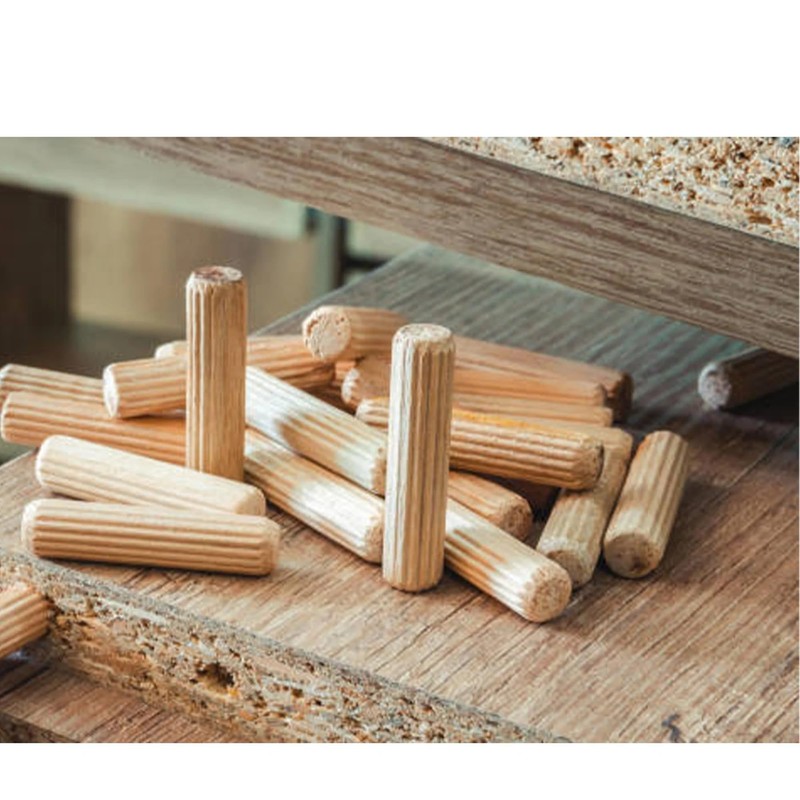 Wooden Dowels Premium Wood Plugs, Dowling, Tapered Pins, Fluted, Versatile