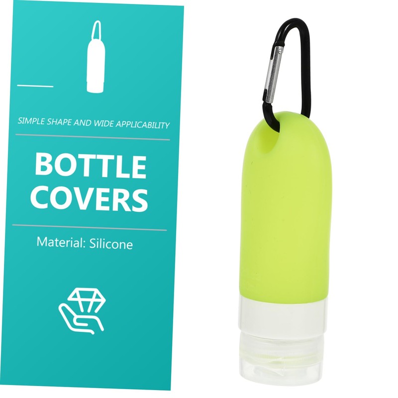 Baluue Travel Bottles Keychain Set 4pcs Reusable Empty Lotion Bottles