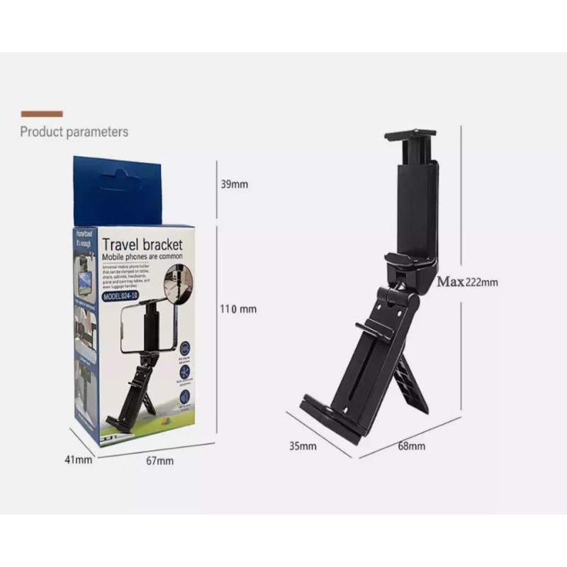 Universal Airplane in Flight Phone Mount Rotating Desk Phone Holder
