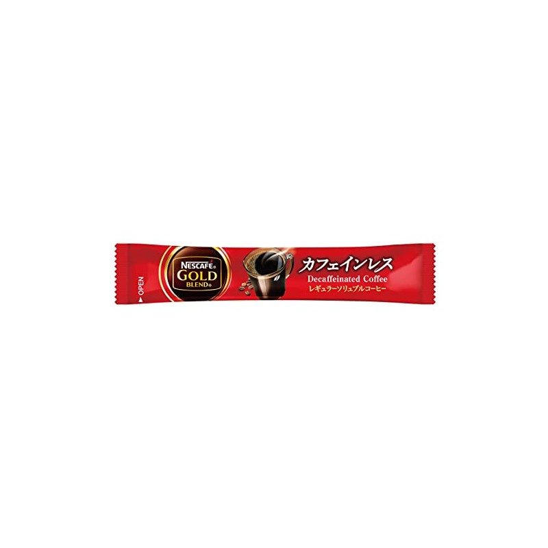 Nestle Commercial Stick Coffee Nescafe Gold Blend, Caffeine-less, 0.07 oz
