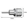 TONE Hexagon Socket HP2H-02 Insertion Angle 0.25 inch (6.35 mm)