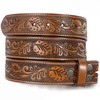 XZQTIVE Western Leather Belt Strap for Men Women Cowboy Cowgirl