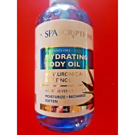 SPA PRESCRIPTIONS HYDRATING BODY OIL  HYALURONIC ACID & RETINOL WITH ALOE VERA