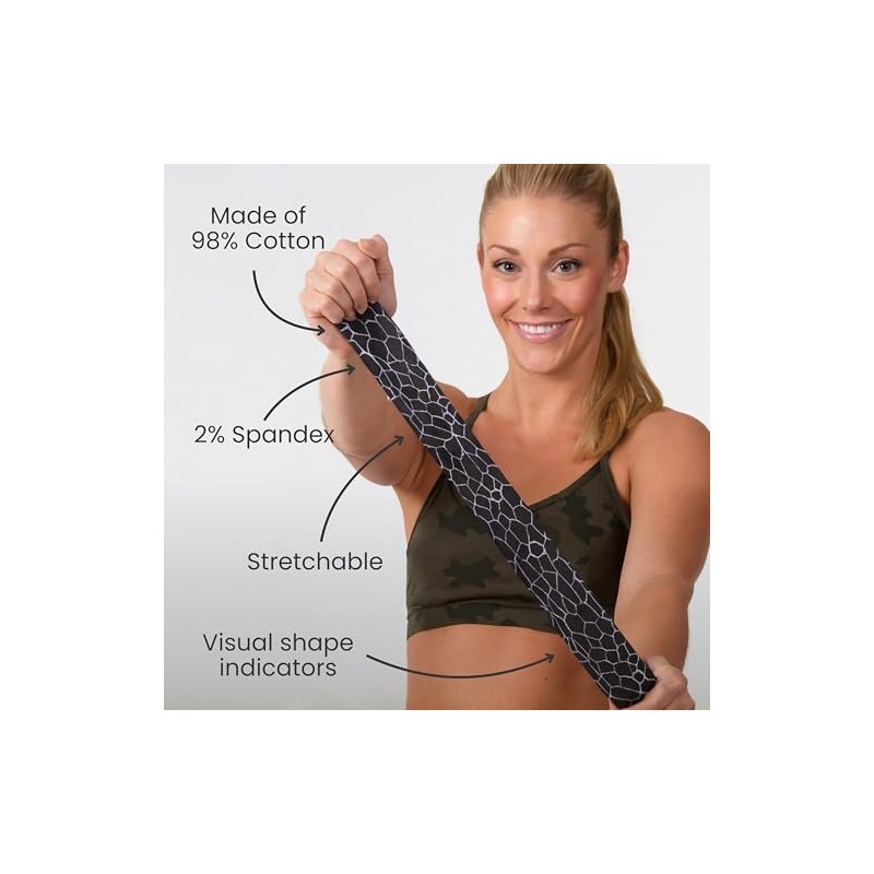Theraband Kinesiology Tape, Waterproof Physio Tape for Pain Relief, Muscle