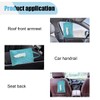 Car Tissue Holder, PU Leather Car Backseat Napkin Holder, Rectangular
