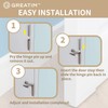 10 Pack Hinge Door Stoppers, Heavy Duty Door Stopper Hinge,