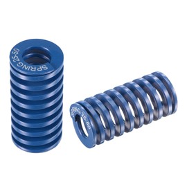 sourcing map Compression Mould Die Spring, 25mm OD 50mm Free Length 65Mn 824N Load Capacity Blue 2pcs