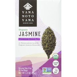 Yamamotoyama Organic Jasmine Green Tea Bag 18 ct (Pack of 6)