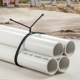 Nite Ize Gear Tie Reusable Rubber Twist Tie - Bendable Rubber Ties for Indoor & Outdoor Use - Reusable Multipurpose Twist Ties for Organizing & More - 64", Black, 2 Pack