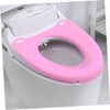 WOONEKY Folding Travel Toilet Seat Soft Warm Toilet Seat Pad