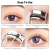 Jaasuee 60pcs Black Silicone Rubber Universal Eyelash Curler Replacement Refill
