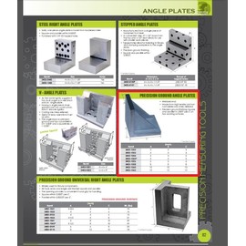 HHIP 4 X 4 X 4 INCH Ground Angle Plate Webbed END (3402-1054)