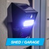 PIC 2-in-1 Solar Bug Zapper and Motion Sensor LED Light,