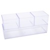 Bodico 6-Piece Vanity Plastic Makeup Organizer Tray, 11.81" x 8.58",