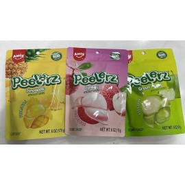 Amos New AMOS Peelerz Peelers Gummy Peelable Fruit Viral Tiktok Candy 3 Flavor