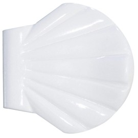 Spirella Plastic Shell Clips, White