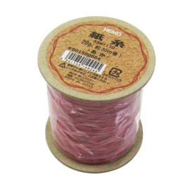 Shimojima 001500664 Heiko Ribbon Paper Thread, Red, 0.04 inch (1 mm) x 99.8 ft (30 m) Roll