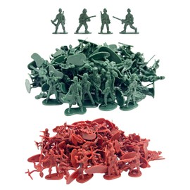 USHXVG 200 Pieces of Toy Soldiers, Men's Toys, Toy Soldier Characters, Mini Soldier Toys, Soldier Animal Training Toys