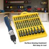 36Pcs Screwdriver Set Magnetic Rotatable Base 1/4 Socket Ratchet Screwdriver