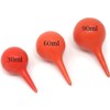 HEALLILY 3 Pieces Rubber Crimp Ear Syringe Ball Laboratory Tool