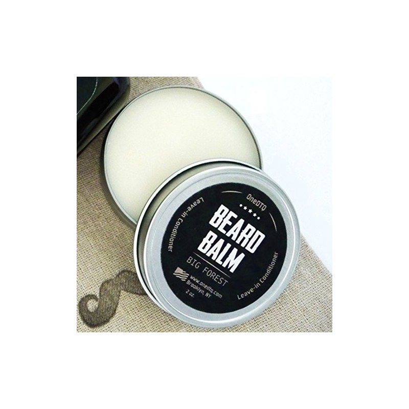 Big Forest Beard Growth Balm 2oz- Leave-in Beard Conditioner -100%