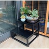 SZLHANJZ Step Stool, Bedside Steps for High Beds with Round