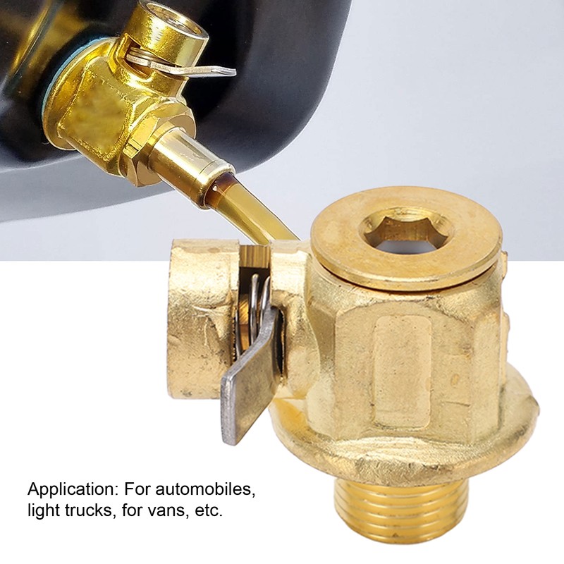 Quick Engine Oil Drain Valve M14‑1.25 Brass Stainless Steel with
