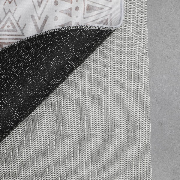 fowong Non Slip Rug Underlay, 80 x 150cm PVC Rug