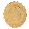 Turkish Tea Coffee Serving Tray Vintage Style Embossed Pattern Round