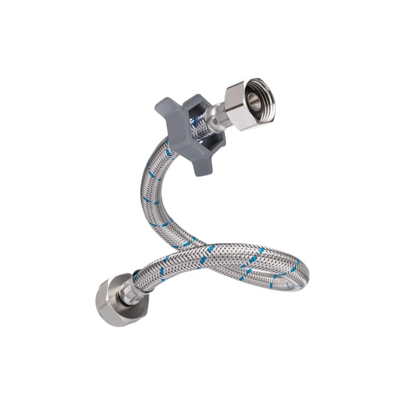 Rotoplas Manguera Flexible WC 1/2'' x 1/2'' x 35cm