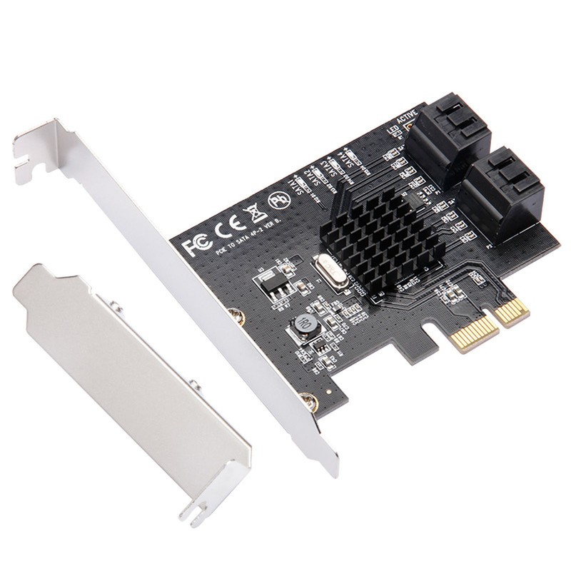 PCI E to SATA3.0 Ports Expansion Card 6Gbps 4 SATA3.0