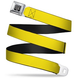 Buckle-Down Seatbelt Belt - Yellow - 1.5" Wide - 24-38 Inches in Length