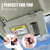 Car Sun Visor Clip Holder (Remote & Keychain Organizer)