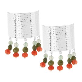 FOMIYES 2pcs Chinese Boho Tassel Ponytail Buckle Hair Clips for Women Alloy and Glass Beads Hair Accessories with Dynamic Tassel Detail Stylish Ponytail Holder for All Occasions