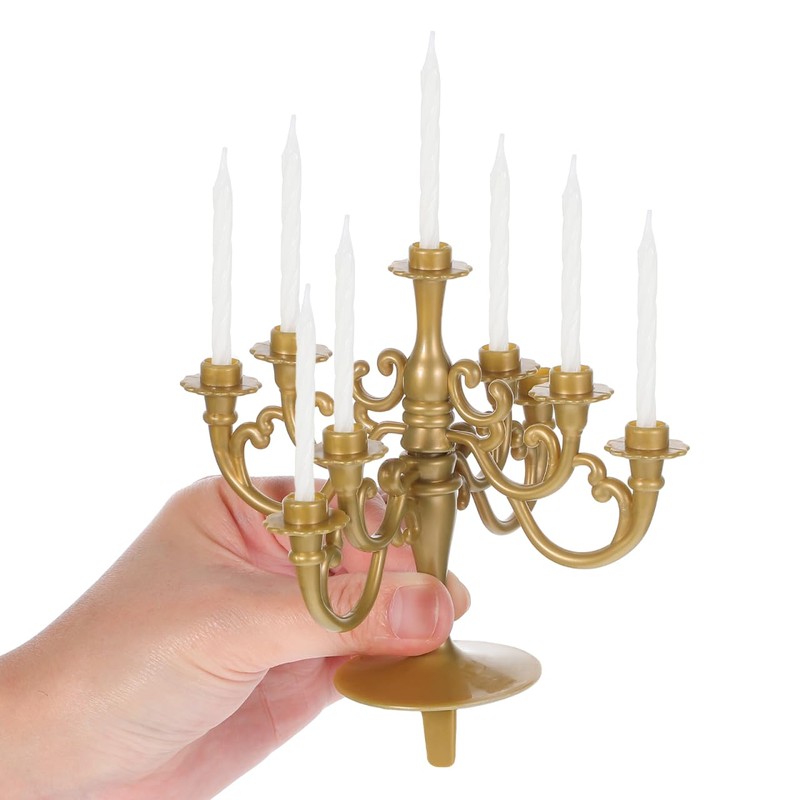TOYANDONA 2 candelabri per torte, riutilizzabili, decorazione creativa, per matrimoni,