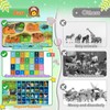 SnapGlowz Farm Animal Toys, Animal Figures Alphabet Learning Toys for