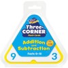 Trend Enterprises: Three-Corner Addition and Subtraction Flash Cards, T1670, Interactive