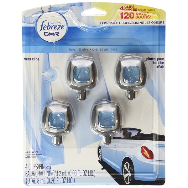 Febreze Car Vent-Clip Air Fresheners (8 Count)