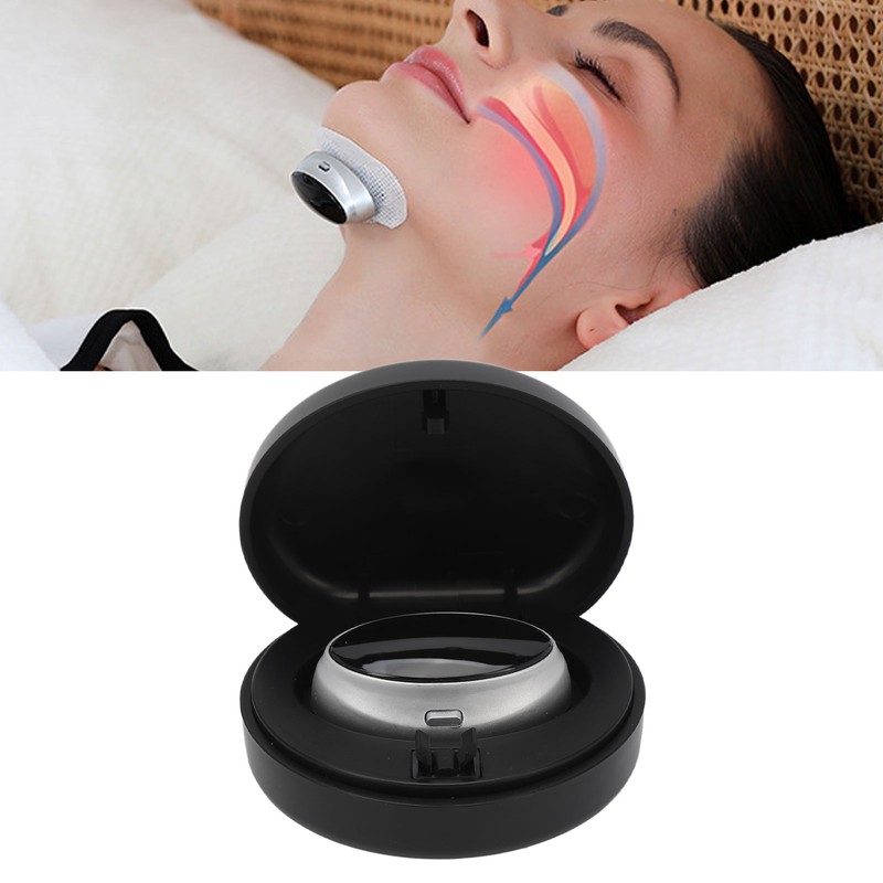 Electric Throat Snoring Device 3 Gears Adjustable TENS Pulse Massage