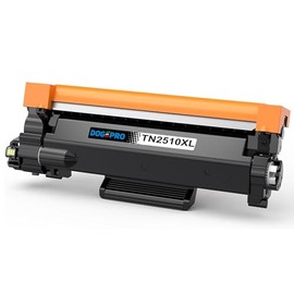 DogePro TN2510 TN-2510 Toner Compatible with Brother TN2510 TN2510XL for Brother HL-L2400DWE, HL-L2445DW, DCP-L2620DW, DCP-L2660DW, DCP-L2665DW, MFC-L2800DW, MFC-L2827DWXL MFC-L28 27DWXL 2835DW.