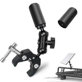 Starlink Mini Mount, RV Ladder Pole Mount Clamp Bracket, Adjustable Starlink Mini Accessories Mounting Kit for RV Ladder, Roof Rack, Yacht, Camper etc