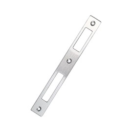 Duronge Strike Plate Stainless Steel Angle Locking Plate Door Hinge for Door Locks 1 Piece Inlet Locking Plate Room Door for Door Locks (172 mm x 22 mm x 1.1 mm)