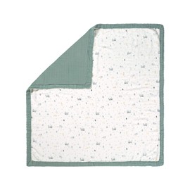 LÄSSIG Baby Blanket Swaddle Blanket Cuddly Soft Breathable Heavenly Soft Blanket Garden