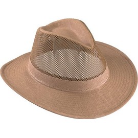 Henschel Hiker Mesh Breezer Hat - Crushable Men's Sun Protection Hat - Breathable Hat with Mesh Sides - Hat for Summer Or Any Outdoor Activities - UPF50+ (Earth, Large)