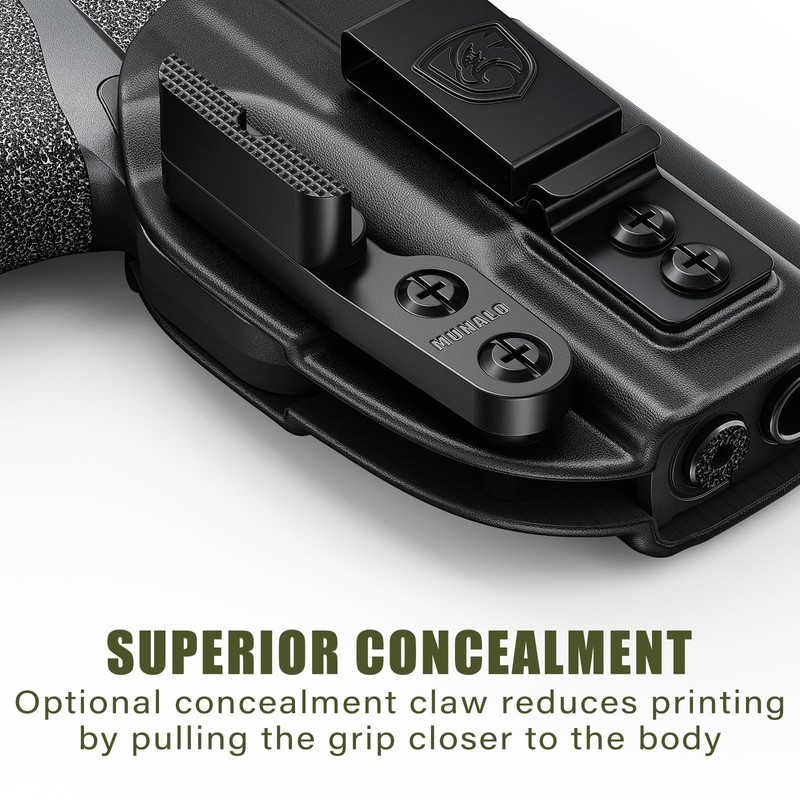 MUNALO IWB Holster for Springfield Armory Hellcat Pro, Right Hand