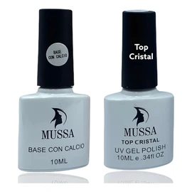 Base Y Top Finish Gel Uv Para Uñas Marca Mussa 10 Ml